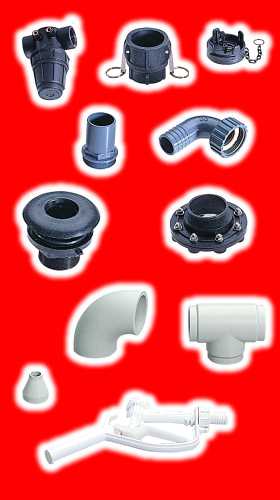 Fittings and accessories for plastic valves