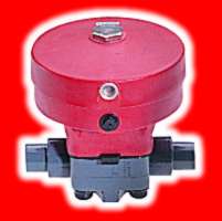 Pneumatic actuators for plastic valves